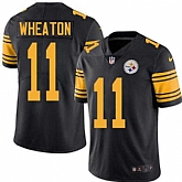 Nike Men & Women & Youth Steelers 11 Markus Wheaton Black Color Rush Limited Jersey,baseball caps,new era cap wholesale,wholesale hats